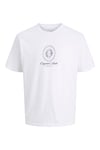 Originals Jordia Baskılı Pamuklu Relaxed Fit Bisiklet Yaka Erkek T Shirt 12286609 BEYAZ