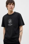 Originals Jordia Baskılı Pamuklu Relaxed Fit Bisiklet Yaka Erkek T Shirt 12286609 SİYAH