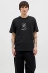 Originals Jordia Baskılı Pamuklu Relaxed Fit Bisiklet Yaka Erkek T Shirt 12286609 SİYAH
