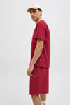 Originals Jordia Baskılı Pamuklu Relaxed Fit Bisiklet Yaka Erkek T Shirt 12286609 BORDO