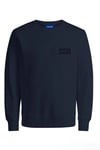 Originals Jorlogo Pamuklu Relaxed Fit Logolu Bisiklet Yaka Erkek Sweat 12290659 LACİVERT