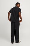 Originals Jorluke Pamuklu Relaxed Fit Kısa Kollu Poplin Erkek Gömlek 12255781 SİYAH