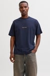 Originals Jornorrebro % 100 Pamuk Relaxed Fit Bisiklet Yaka Erkek T Shirt 12282892 LACİVERT