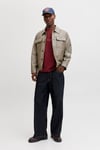 Originals Jornorrebro % 100 Pamuk Relaxed Fit Bisiklet Yaka Erkek T Shirt 12282892 BORDO