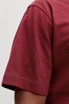 Originals Jornorrebro % 100 Pamuk Relaxed Fit Bisiklet Yaka Erkek T Shirt 12282892 BORDO