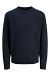 Originals Jorollie Yün Karışımlı Relaxed Fit Bisiklet Yaka Örme Erkek Kazak 12215468 KOYU LACIVERT