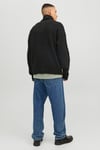 Originals Jorollie Yün Karışımlı Relaxed Fit Dik Yaka Erkek Kazak 12241817 SİYAH