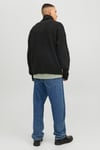 Originals Jorollie Yün Karışımlı Relaxed Fit Dik Yaka Erkek Kazak 12241817 SİYAH