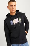 Originals Jorportland Pamuk Karışımlı Regular Fit Kapüşonlu Erkek Sweat 12262421 SİYAH