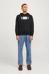 Originals Jorportland Pamuk Karışımlı Regular Fit Kapüşonlu Erkek Sweat 12262421 SİYAH