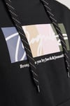 Originals Jorportland Pamuk Karışımlı Regular Fit Kapüşonlu Erkek Sweat 12262421 SİYAH