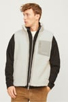 Originals Jorvesterbro Regular Fit Dik Yaka Fermuarlı Erkek Yelek 12260453 KREM