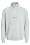 Originals Jorvesterbro Yarım Fermuarlı Relaxed Fit Erkek Sweat 12241777 AÇIK GRİ