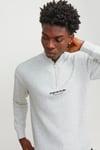 Originals Jorvesterbro Yarım Fermuarlı Relaxed Fit Erkek Sweat 12241777 AÇIK GRİ