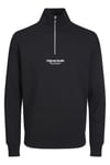 Originals Jorvesterbro Yarım Fermuarlı Relaxed Fit Erkek Sweat 12241777 SİYAH