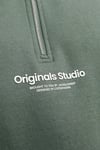 Originals Jorvesterbro Yarım Fermuarlı Relaxed Fit Erkek Sweat 12241777 YEŞİL