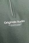 Originals Jorvesterbro Yarım Fermuarlı Relaxed Fit Erkek Sweat 12241777 YEŞİL