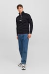 Originals Jorvesterbro Yarım Fermuarlı Relaxed Fit Erkek Sweat 12241777 SİYAH