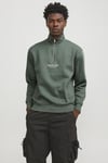 Originals Jorvesterbro Yarım Fermuarlı Relaxed Fit Erkek Sweat 12241777 YEŞİL