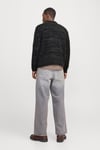 Originals Jorwinter Relaxed Fit Bisiklet Yaka Kırçıllı Erkek Kazak 12277985 SİYAH