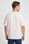 Oversize % 100 Pamuk Bisiklet Yaka Erkek T Shirt 912433-9157 EKRU
