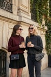 Oversize Fit Balıkçı Yaka Yumuşak Dokulu 2'li Paket Triko Kadın Kazak 680KZ00469S2 ANTRASİT-BORDO