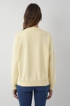 Oversize Fit Bisiklet Yaka Kadın Sweat 168837-71206 SARI