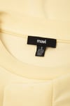 Oversize Fit Bisiklet Yaka Kadın Sweat 168837-71206 SARI