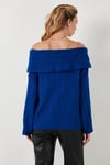 Oversize Fit Madonna Yaka Triko Kadın Kazak 4615216 SAKS