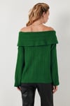 Oversize Fit Madonna Yaka Triko Kadın Kazak 4615216 BENETTON