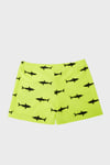 Pack Shark Desenli Erkek Çocuk Mayo Short SM20120111 SARI