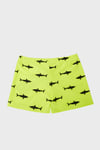 Pack Shark Desenli Erkek Çocuk Mayo Short SM20120111 SARI