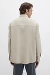 Pamuk Karışımlı Loose Fit Uzun Kollu Erkek Gömlek 0211751-70154 BEJ
