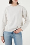 Pamuk Karışımlı Regular Fit Bisiklet Yaka Kadın Sweat A5942-0006 GRİ