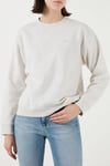 Pamuk Karışımlı Regular Fit Bisiklet Yaka Kadın Sweat A5942-0006 GRİ
