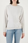 Pamuk Karışımlı Regular Fit Bisiklet Yaka Kadın Sweat A5942-0006 GRİ