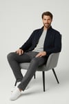 Pamuk Karışımlı Regular Fit Dik Yaka Erkek Hırka 5901223 LACİVERT