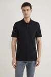 Pamuk Karışımlı Regular Fit Düğmeli Erkek Polo Yaka T Shirt 0611837-900 SİYAH