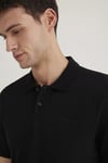 Pamuk Karışımlı Regular Fit Düğmeli Erkek Polo Yaka T Shirt 0611837-900 SİYAH