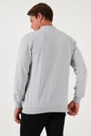 Pamuk Karışımlı Regular Fit Erkek Polo Yaka Kazak 456223 AÇIK GRİ