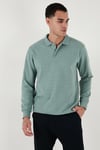 Pamuk Karışımlı Regular Fit Erkek Polo Yaka Kazak 456223 ÇAĞLA