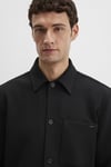 Pamuk Karışımlı Regular Fit Uzun Kollu Erkek Gömlek 0211677-900 SİYAH