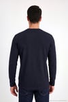 Pamuk Karışımlı Relaxed Fit Bisiklet Yaka Erkek Sweat 5905837 LACİVERT