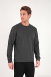 Pamuk Karışımlı Relaxed Fit Bisiklet Yaka Erkek Sweat 5905837 ANTRASİT