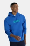 Pamuk Karışımlı Relaxed Fit Kanguru Cepli Kapüşonlu Logolu Erkek Sweat 38479-0355 SAKS