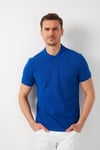 Pamuk Regular Fit Düğmeli 2'li Paket Erkek Polo Yaka T Shirt 5902127S2 Saks-Saks