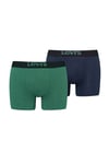 Pamuklu 2 Pack Erkek Boxer 37149-0831 LACİVERT-YEŞİL