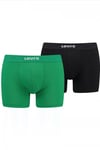 Pamuklu 2 Pack Erkek Boxer 37149-0868 SİYAH-YEŞİL