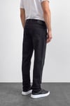 Pamuklu Baggy Fit Normal Bel Düz Paça Jeans Erkek Kot Pantolon B35W35001 102 SİYAH