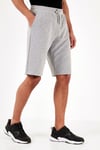 Pamuklu Belden Bağlamalı Cepli Regular Fit Erkek Short 5908042 GRİ MELANJ